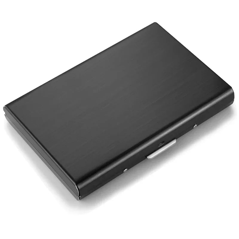 1PC Business Card Holder RFID Credit Card Holder Stainless Steel ID Card Case Slim Metal Wallet