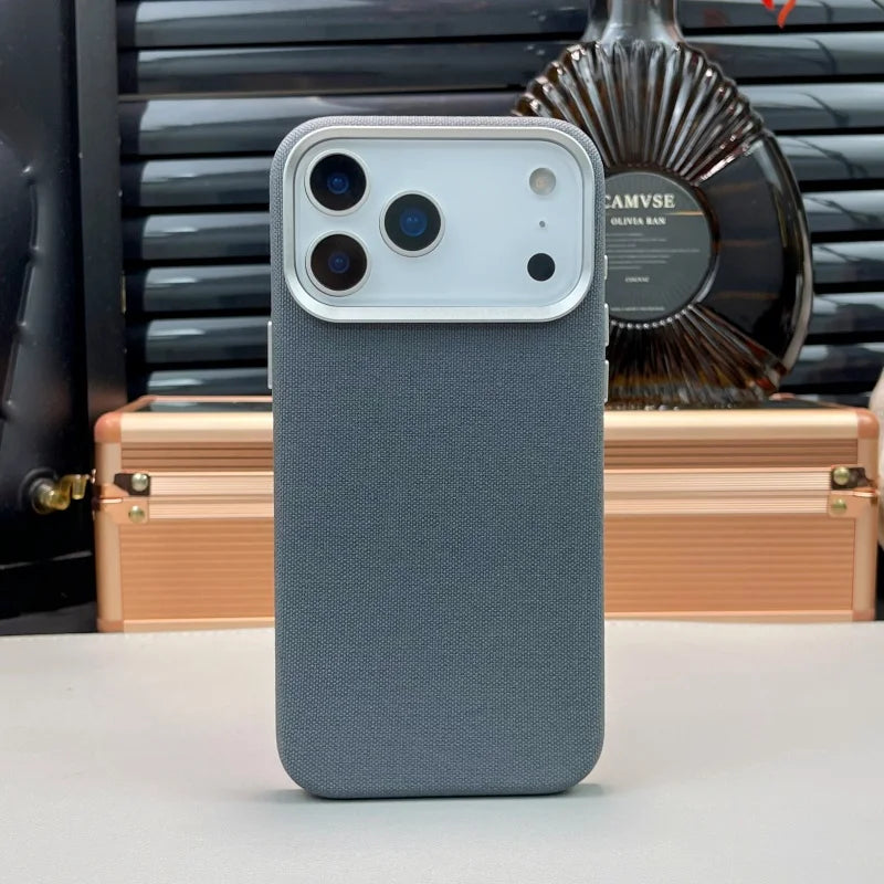 Original For Apple iPhone Magnetic TechWoven Case For iPhone 17 Pro 16 15 Pro Max Wireless Charging Magsafe Packaging Included