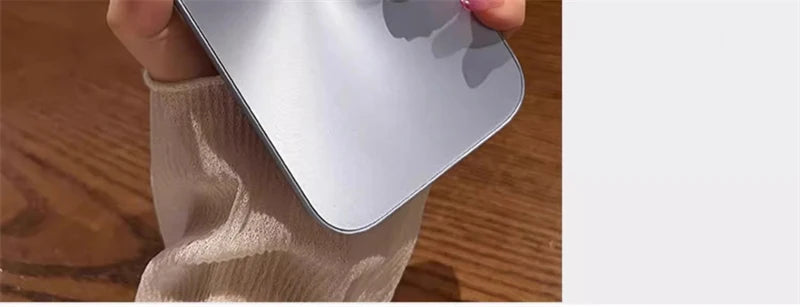 Luxury Laser Aurora CD Pattern Matte Case For iPhone 16 15 14 13 12 11 Pro Max 16 Plus Soft Bumper Shockproof Armor Hard Cover