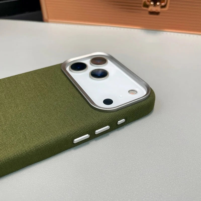 Original For Apple iPhone Magnetic TechWoven Case For iPhone 17 Pro 16 15 Pro Max Wireless Charging Magsafe Packaging Included