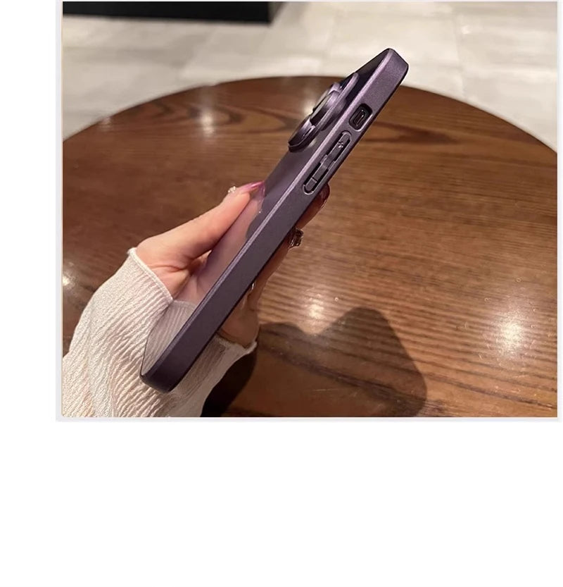 Luxury Laser Aurora CD Pattern Matte Case For iPhone 16 15 14 13 12 11 Pro Max 16 Plus Soft Bumper Shockproof Armor Hard Cover