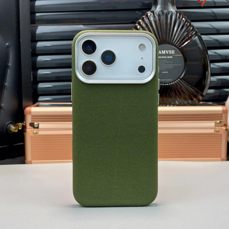 Original For Apple iPhone Magnetic TechWoven Case For iPhone 17 Pro 16 15 Pro Max Wireless Charging Magsafe Packaging Included
