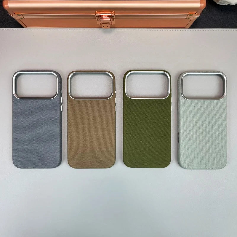 Original For Apple iPhone Magnetic TechWoven Case For iPhone 17 Pro 16 15 Pro Max Wireless Charging Magsafe Packaging Included