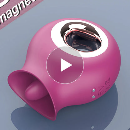 Clitoris Tongue Licking Vibrator 9 Speed Nipples Clit Sex Toy for Women Blowjob G Spot Orgasm Stimulator Female Masturbation Toy