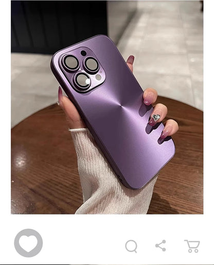 Luxury Laser Aurora CD Pattern Matte Case For iPhone 16 15 14 13 12 11 Pro Max 16 Plus Soft Bumper Shockproof Armor Hard Cover
